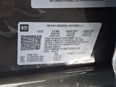 2022 GMC Sierra 3500 HD SLT DRW