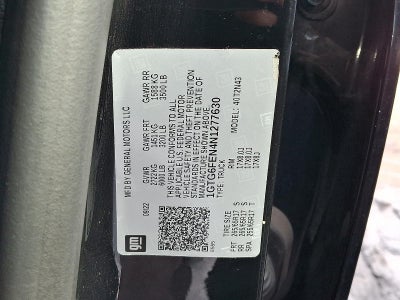 2022 GMC Canyon AT4 - Cloth