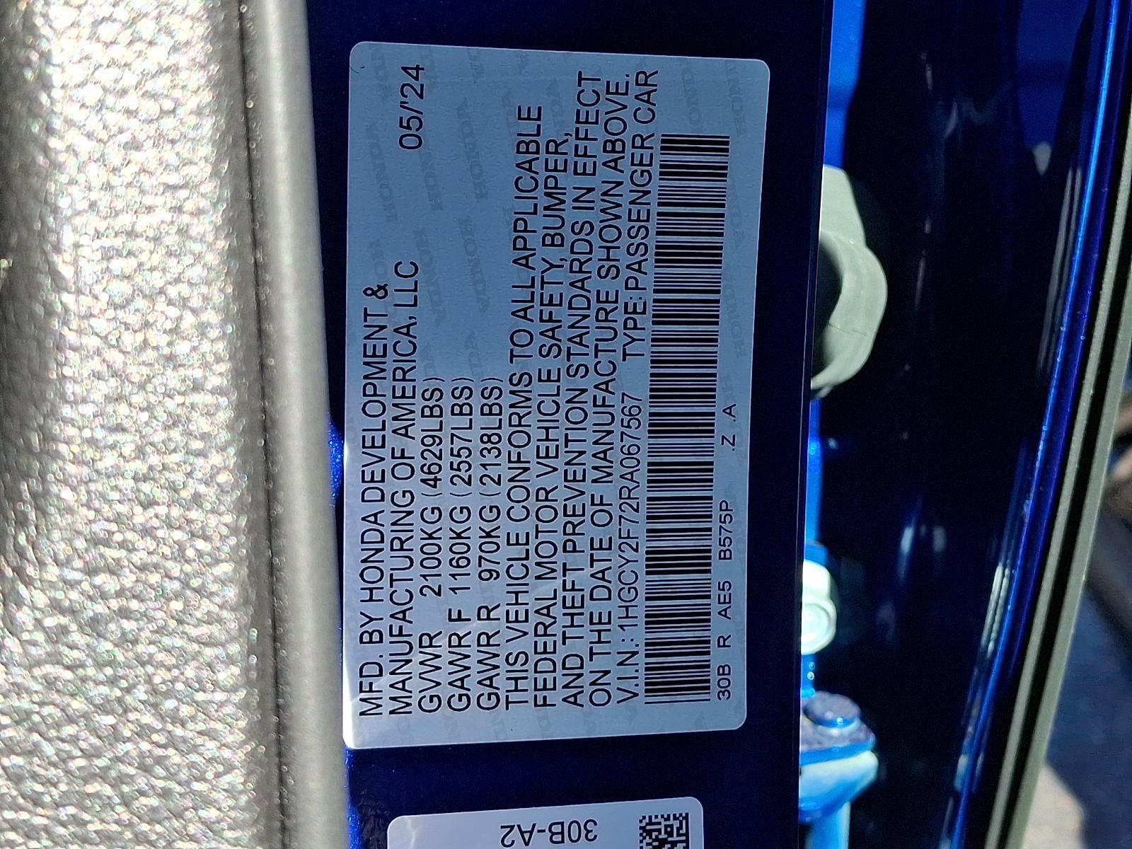 2024 Honda Accord Hybrid Sport-L