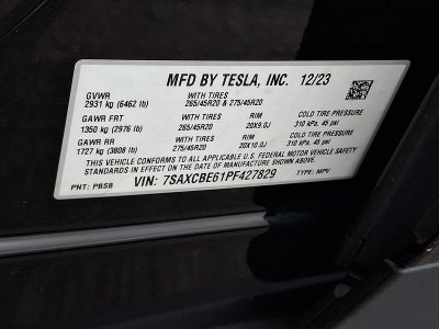 2023 Tesla Model X Plaid Tri Motor All-Wheel Drive