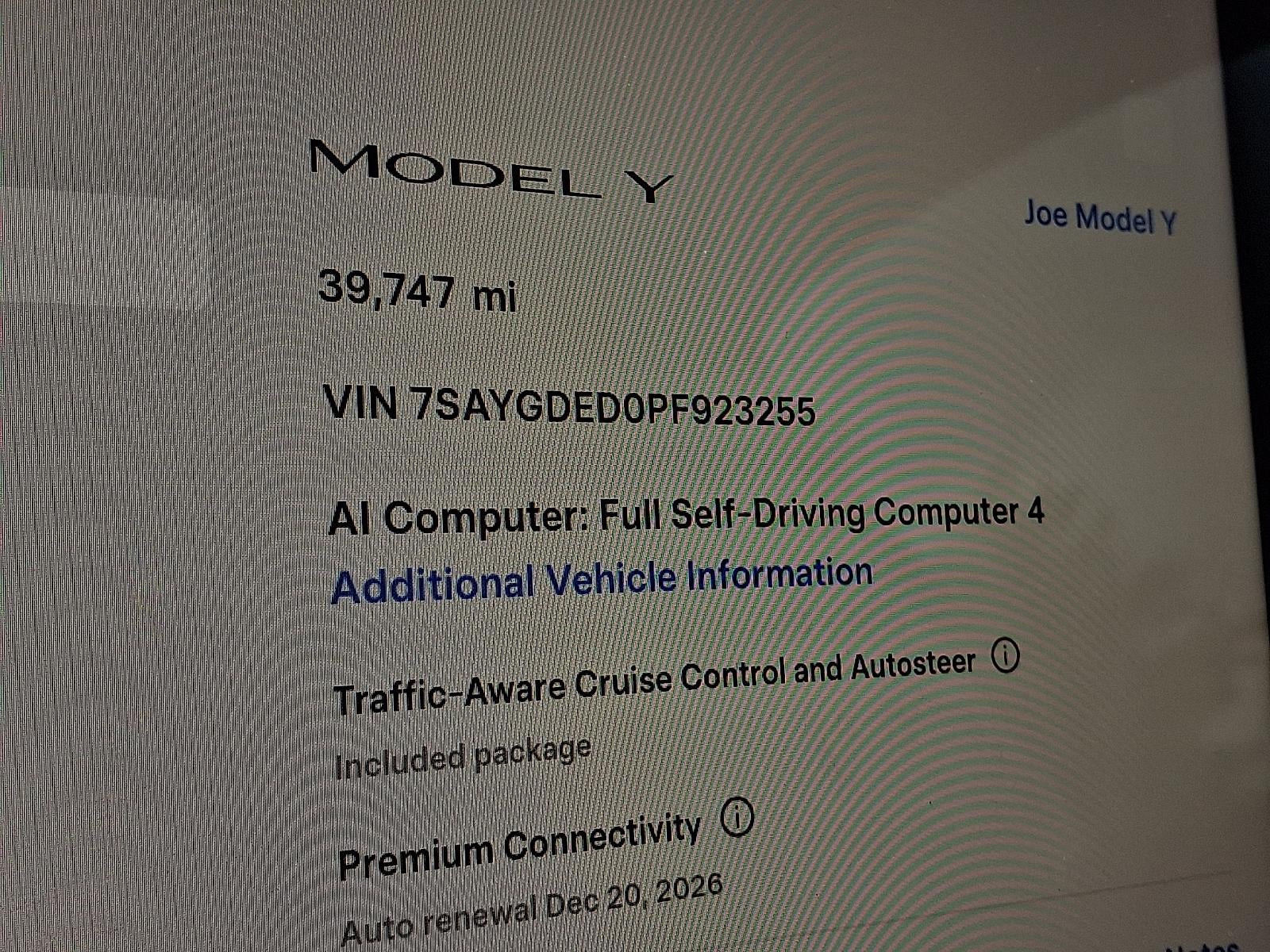 2023 Tesla Model Y Base