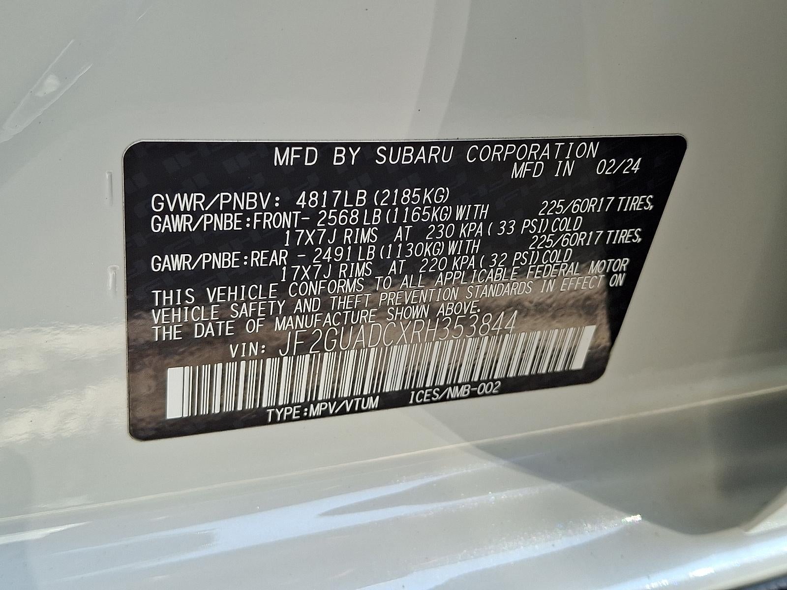 2024 Subaru Crosstrek Premium